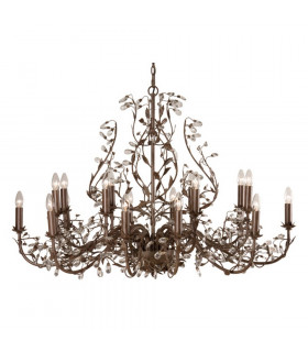 Michelan Multi Arm Chandeliers Rust