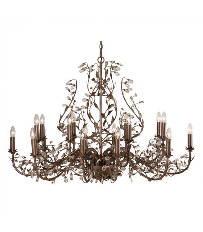 Michelan Multi Arm Chandeliers Rust