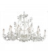 Michelan Multi Arm Chandeliers White Frosted
