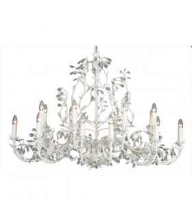 Michelan Multi Arm Chandeliers White Frosted