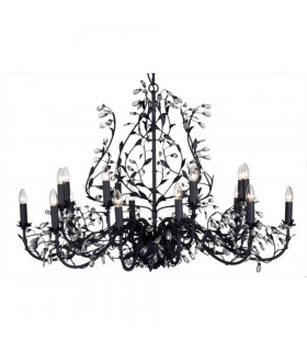 Michelan Multi Arm Chandeliers Black