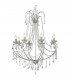 Romance 8 Light Multi Arm Chandeliers Gray