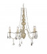 Bardini 5 Light Multi Arm Chandeliers Ivory