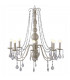 Bardini 8 Light Multi Arm Chandeliers Ivory
