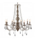 Bardini 8 Light Multi Arm Chandeliers Pale Taupe