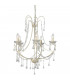 Romance 5 Light Multi Arm Chandeliers Cream
