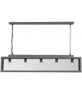 Zenia 5 Light Straight Bar Pendant Ceiling Light Lead