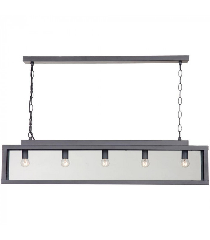 Zenia 5 Light Straight Bar Pendant Ceiling Light Lead