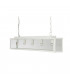 Zenia 5 Light Straight Bar Pendant Ceiling Light White Frosted
