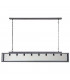 Zenia 8 Light Straight Bar Pendant Ceiling Light Lead