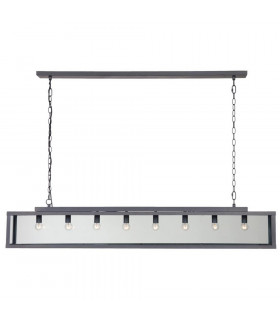 Zenia 8 Light Straight Bar Pendant Ceiling Light Lead