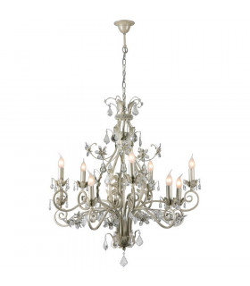 Rafael Multi Arm Chandeliers Ivory