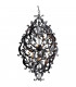 Mila Wire Frame Pendant Ceiling Light Black