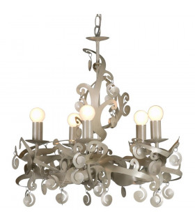 Mila Multi Arm Chandeliers Ivory