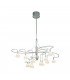 Lunar Multi Arm Pendant Ceiling Light Satin Nickel
