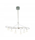 Lunar Straight Bar Pendant Ceiling Light Satin Nickel