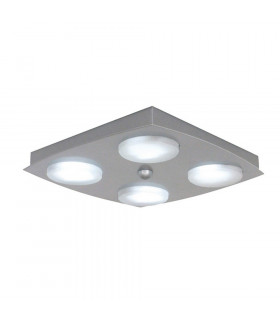 Kyoto 4 Light Flush Ceiling Light Aluminum