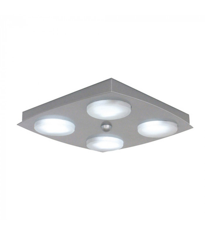 Kyoto 4 Light Flush Ceiling Light Aluminum