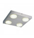 Kyoto 4 Light Flush Ceiling Light Aluminum