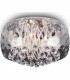 Ice Cylindrical Ceiling Light Chrome