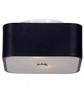 Quadro Cylindrical Ceiling Light Black