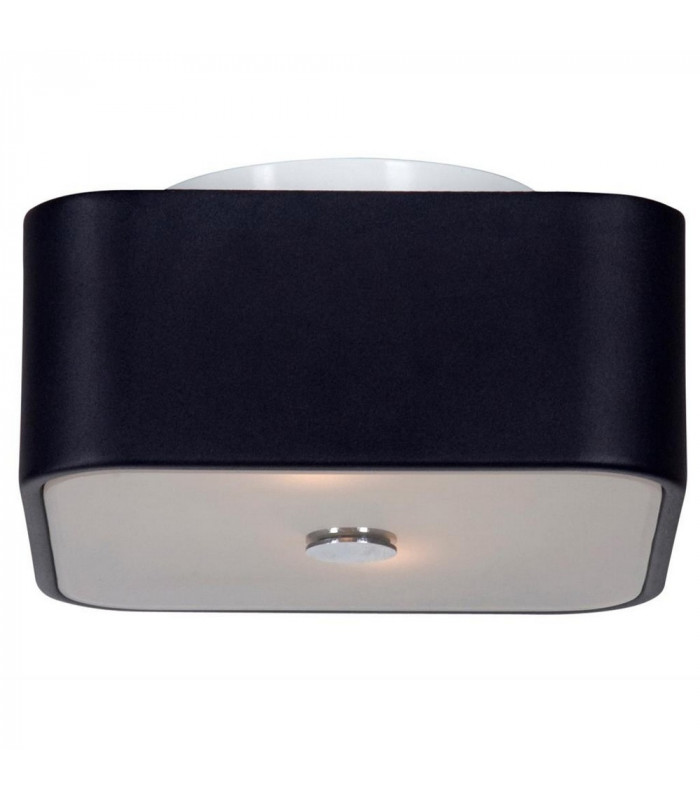 Quadro Cylindrical Ceiling Light Black