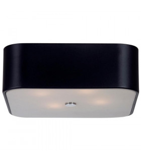 Quadro Cylindrical Ceiling Light Black