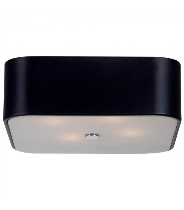 Quadro Cylindrical Ceiling Light Black