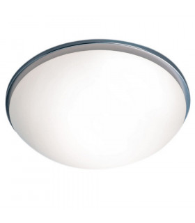 Bowl Semi Flush Ceiling Light Stainless Steel