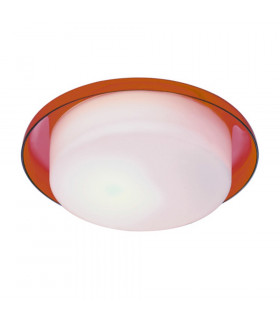 Tray Flush Ceiling Light Red