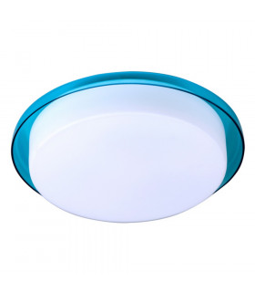 Tray Flush Ceiling Light Blue