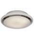 Flush Ceiling Light Chrome G10Q Bulb IP44