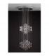 Pavo Cluster Pendant Ceiling Light Chrome