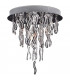 Ale Glass & Crystal Ceiling Light Chrome