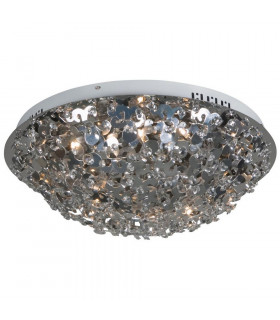 Nano Glass & Crystal Ceiling Light Aluminum