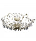 Langelo 6 Light Glass & Crystal Ceiling Light Cream