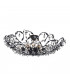 Michelan 12 Light Glass & Crystal Ceiling Light Black