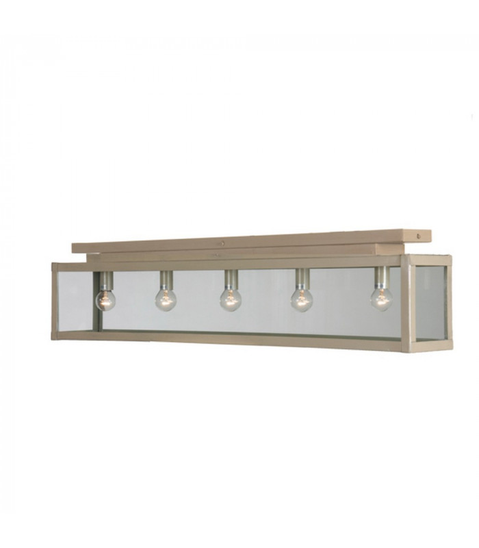 Zenia 5 Light Semi Flush Light Ivory