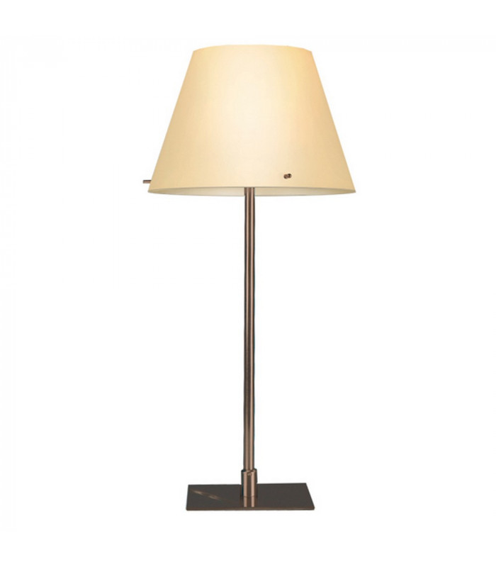 Virgin Table Lamp With Round Tapered Shade Amber