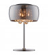 Snow Glass & Crystal Lamp Chrome
