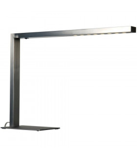 Minimum Integrated Led Table Lamp Satin Nickel