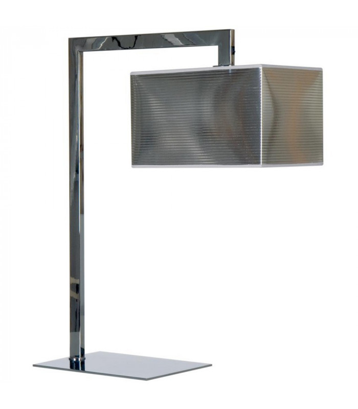 Maxima Table Lamp With Shade Chrome