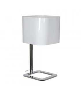 Quadro Cylindrical Table Lamp Chrome