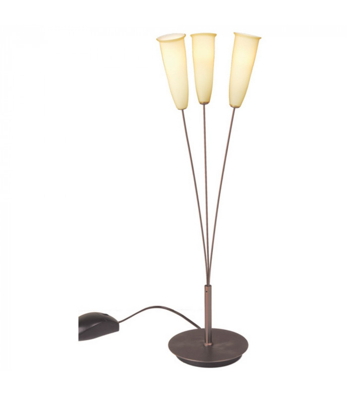 Delfino 3 Light Table Lamp Bronze