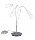Delfino 3 Light Table Lamp Satin Nickel