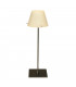 Virgin Table Lamp With Round Tapered Shade Bronze