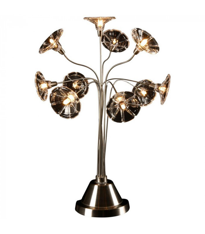 Petflow Table Lamp Satin Nickel