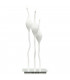 Snow Goose Table Lamp White Metal