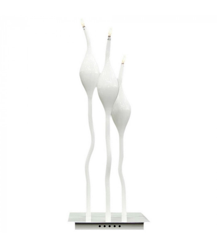 Snow Goose Table Lamp White Metal