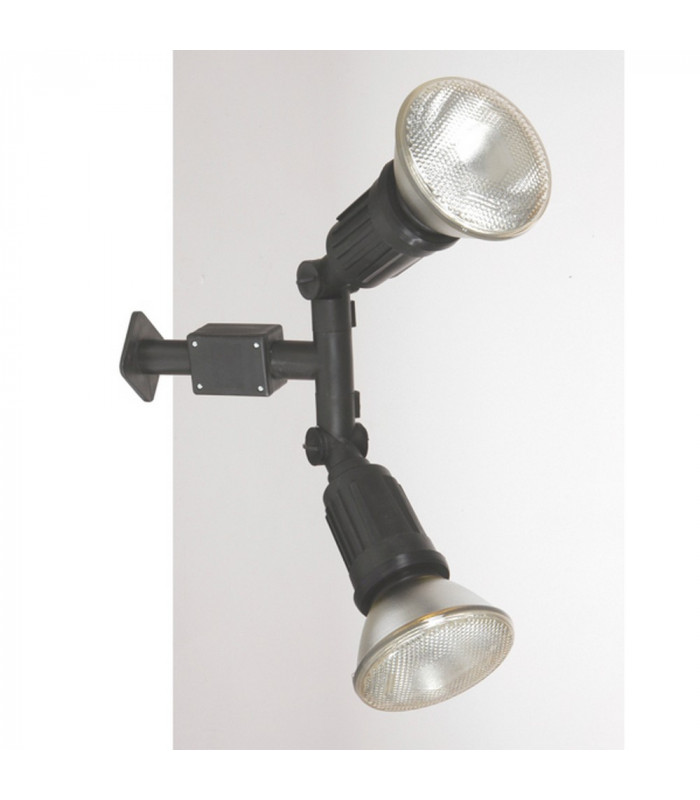 Outdoor Spotlight Black IP54